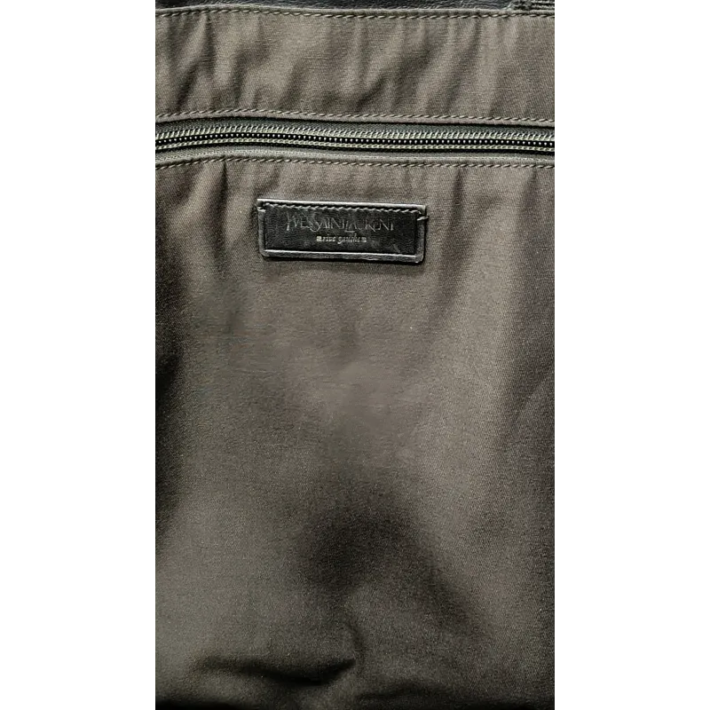 Yves Saint Laurent – Cabas en cuir brun