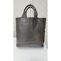 Yves Saint Laurent – Cabas en cuir brun