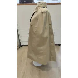 BURBERRY – Cape trench en coton