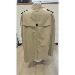 BURBERRY – Cape trench en coton