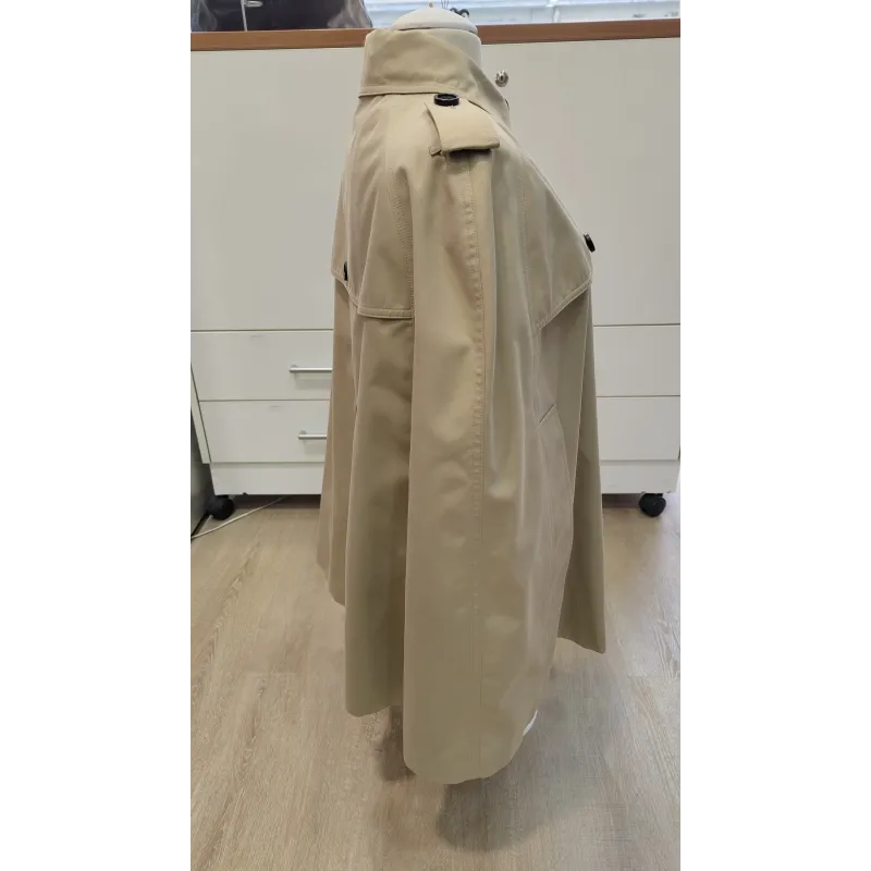 BURBERRY – Cape trench en coton
