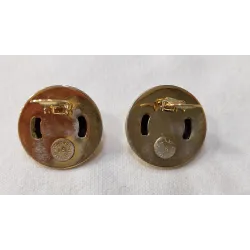 CELINE – Boucles d'Oreilles Vintage "Sphère" doré