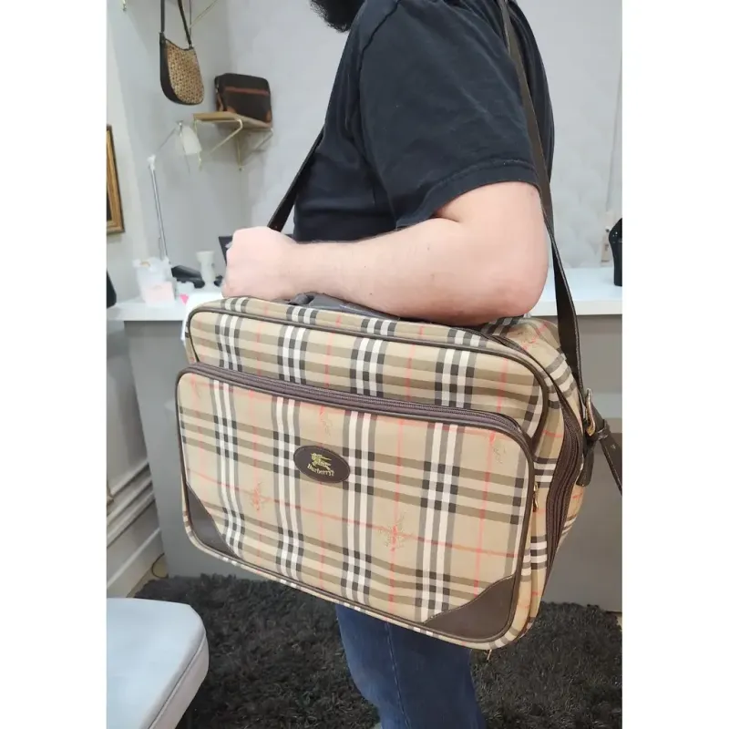 BURBERRY – Vintage Check Travel Bag – Grand format