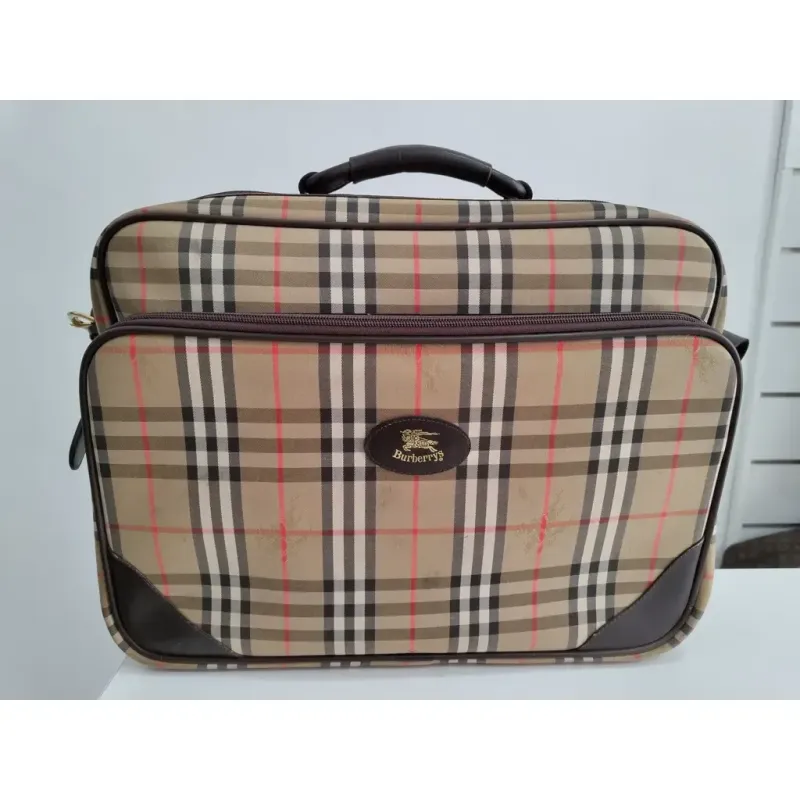 BURBERRY – Vintage Check Travel Bag – Grand format