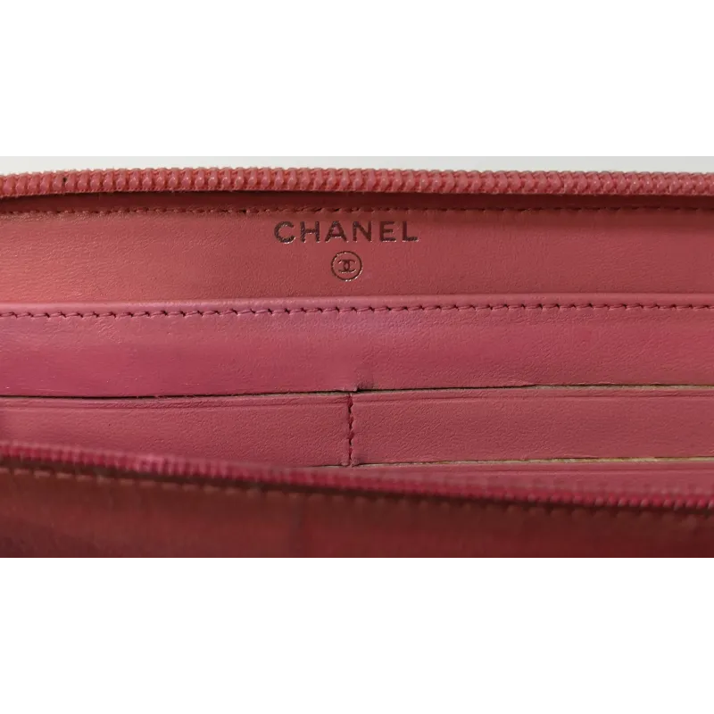 Chanel - Portefeuille zippé