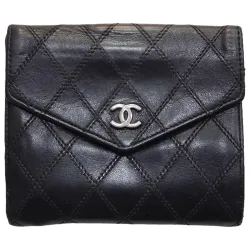 Chanel  - Portefeuille en cuir