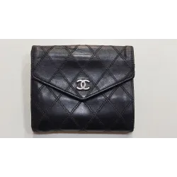 Chanel  - Portefeuille en cuir
