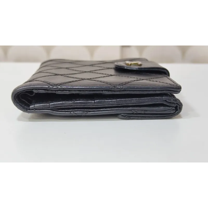 Chanel  - Portefeuille en cuir