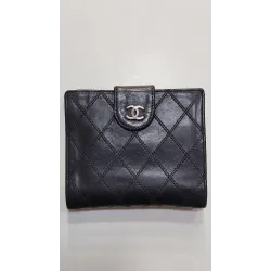 Chanel  - Portefeuille en cuir