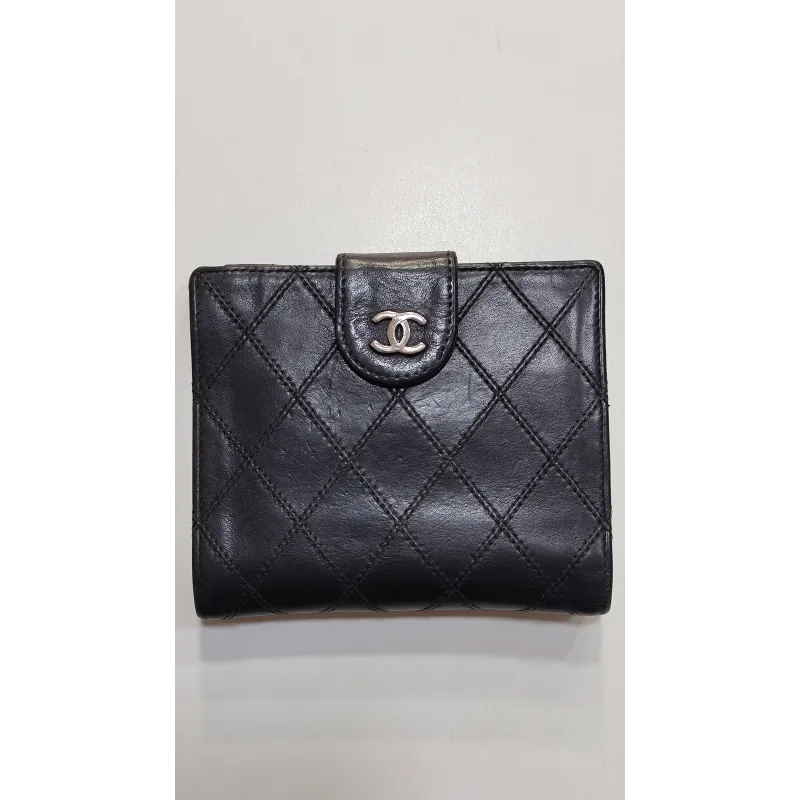 Chanel  - Portefeuille en cuir