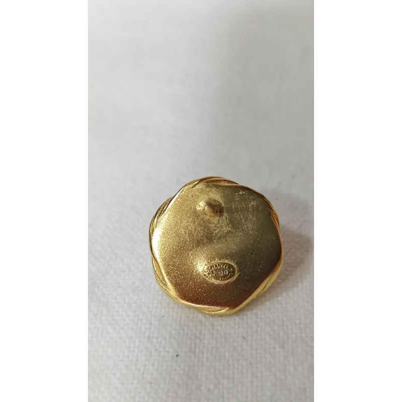 Chanel – Boucles d’oreilles vintage dorées