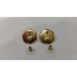 Chanel – Boucles d’oreilles vintage dorées