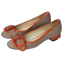 Miu Miu - Escarpins en toile 37,5
