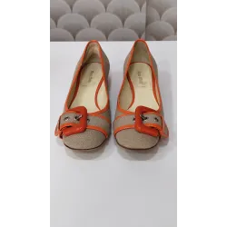 Miu Miu - Escarpins en toile 37,5