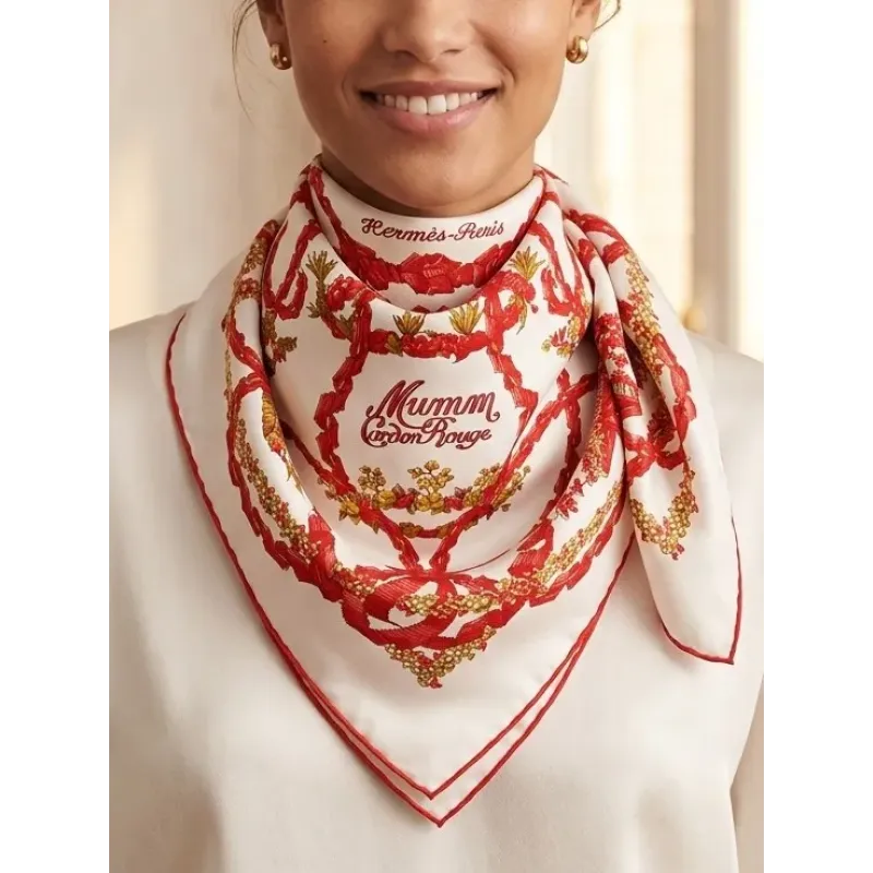 Hermès - Carré 90 « Mumm Cordon Rouge »