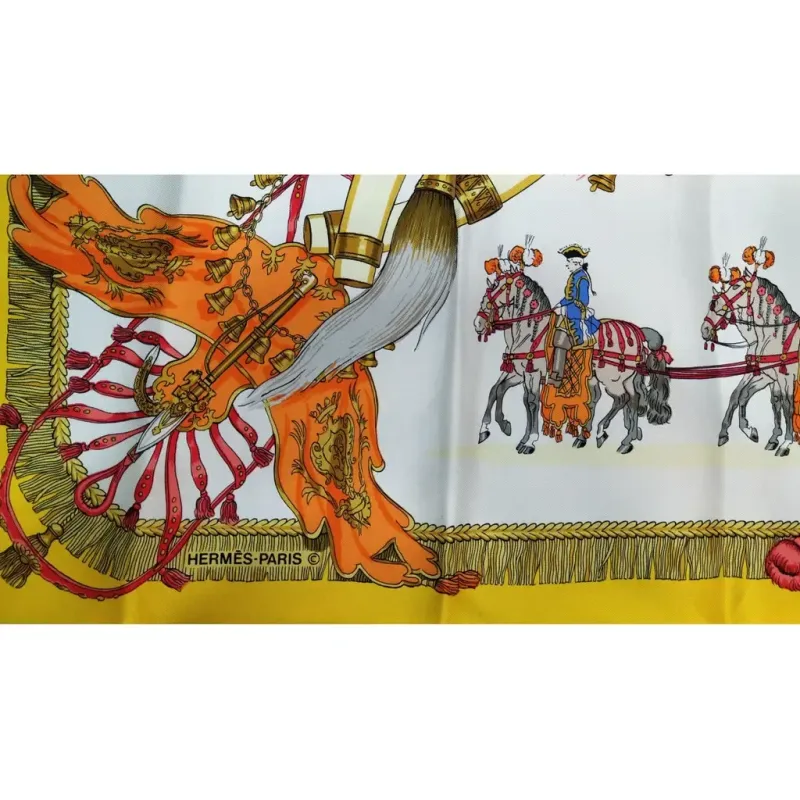 Hermès - Carré 90 « Caparaçons de la France et de l’Inde »