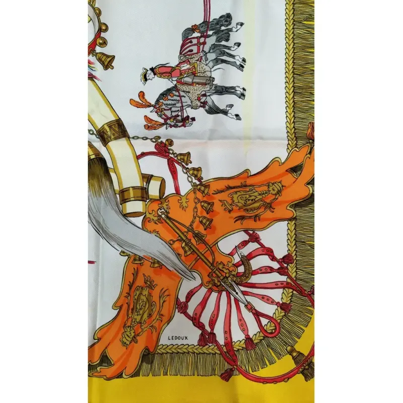 Hermès - Carré 90 « Caparaçons de la France et de l’Inde »