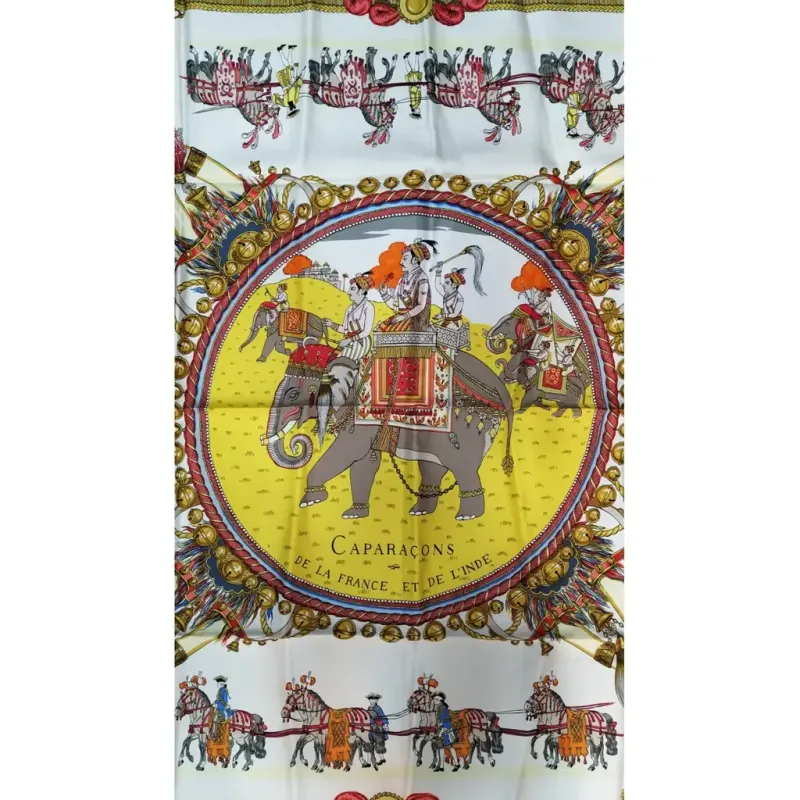 Hermès - Carré 90 « Caparaçons de la France et de l’Inde »