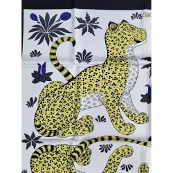 Hermès  - Carré 90 "Les Léopards"