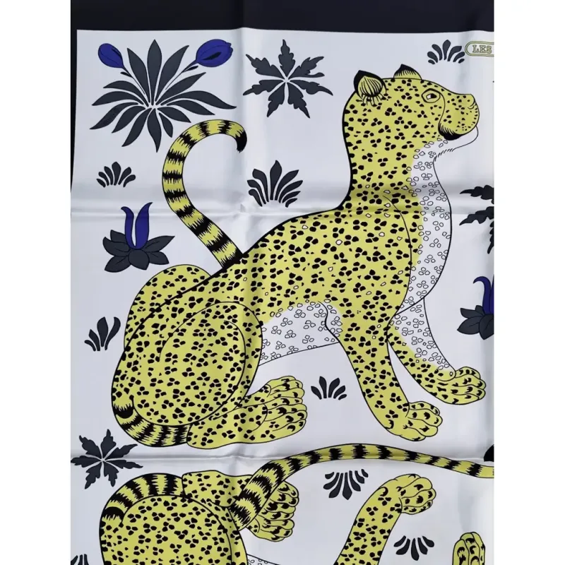 Hermès  - Carré 90 "Les Léopards"