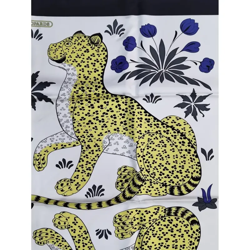 Hermès  - Carré 90 "Les Léopards"