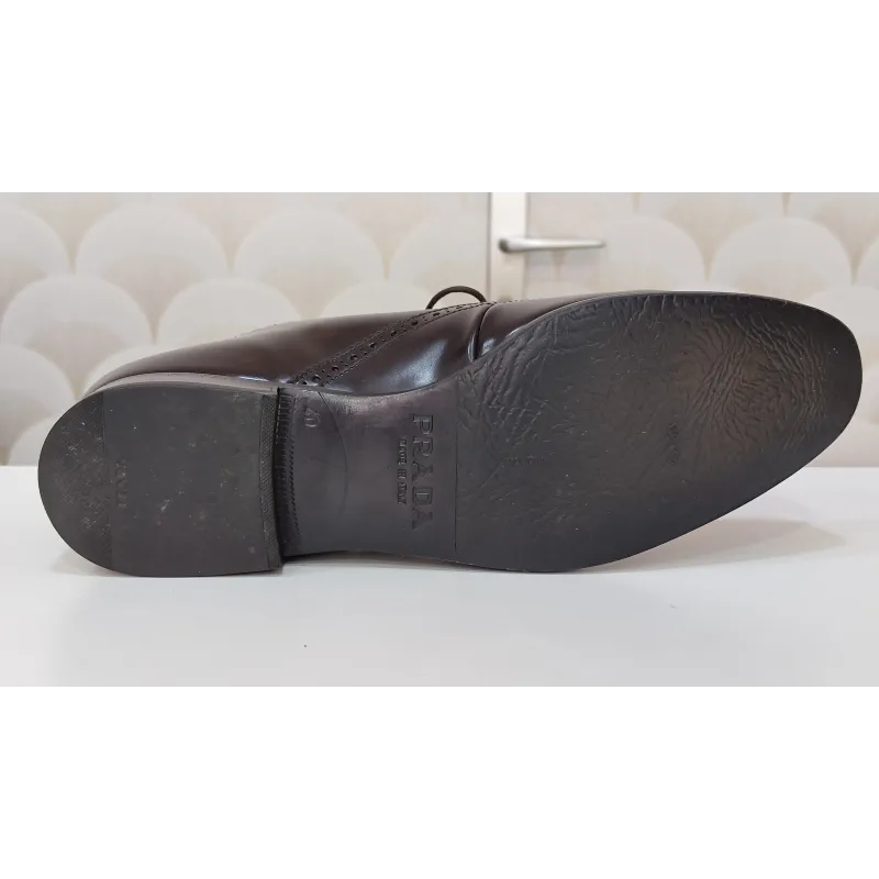 Prada  - Derbies en cuir