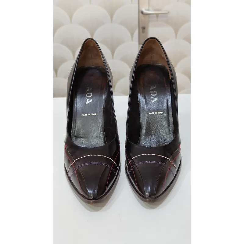 Prada  - Escarpins en cuir