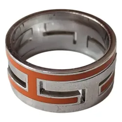 Hermès - Bague en argent 56mm