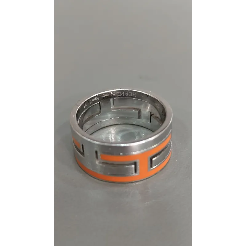 Hermès - Bague en argent 56mm