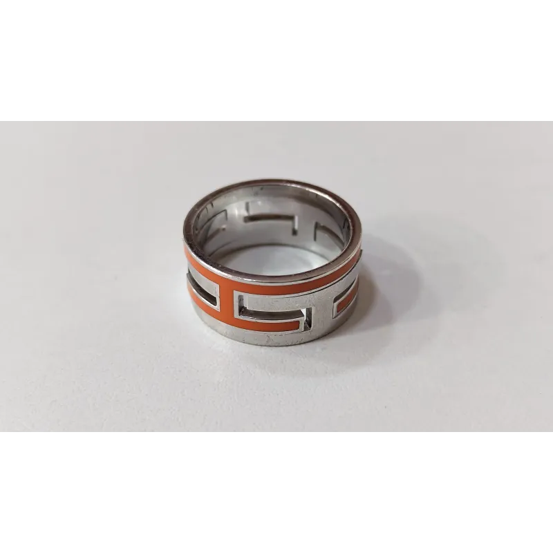 Hermès - Bague en argent 56mm