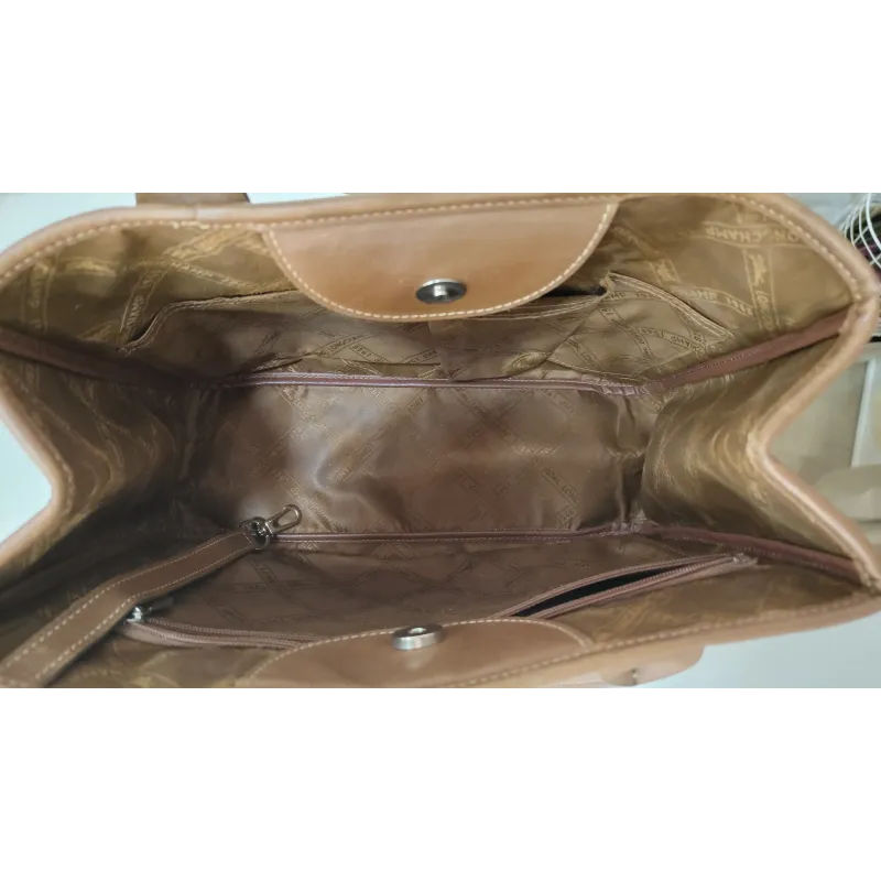 Longchamp - Sac à main en cuir Cavalcade