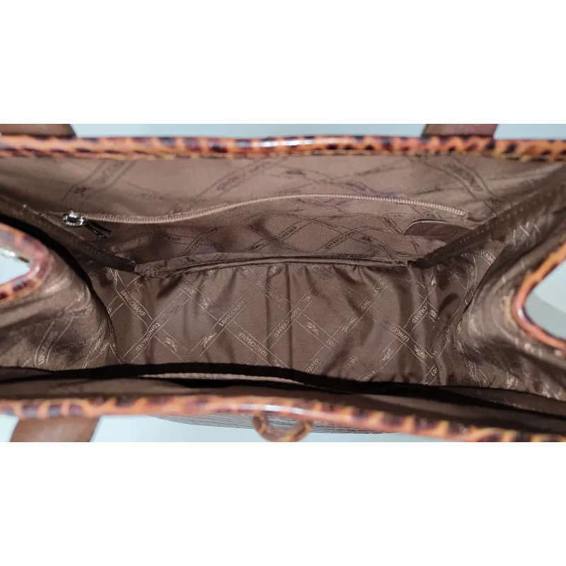 Longchamp - Sac à main en cuir Roseau