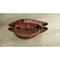 Longchamp - Sac à main en cuir Roseau