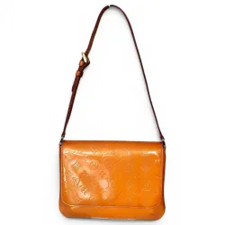 Louis Vuitton - Sac à main en cuir verni Thompson