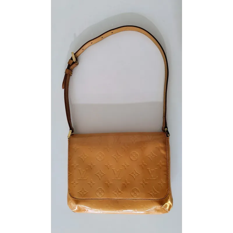Louis Vuitton - Sac à main en cuir verni Thompson