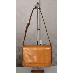 Louis Vuitton - Sac à main en cuir verni Thompson