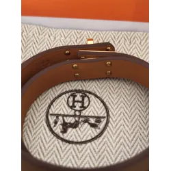 Hermès - Bracelet en cuir Kelly Double Tour