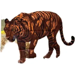 Carré 90 en soie Hermès "Tigre du Bengale"