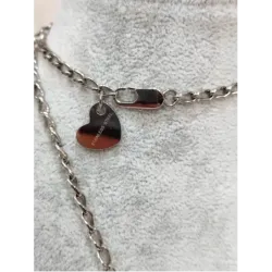 Collier Burberry avec montre pendentif cœur