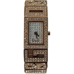 Montre en acier rose