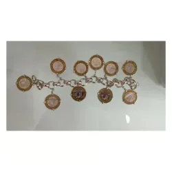 Bracelet en argent pièces 10 Francs