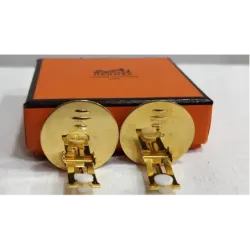 Boucles d'oreille en émail