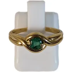 Bague Emeraude en or jaune