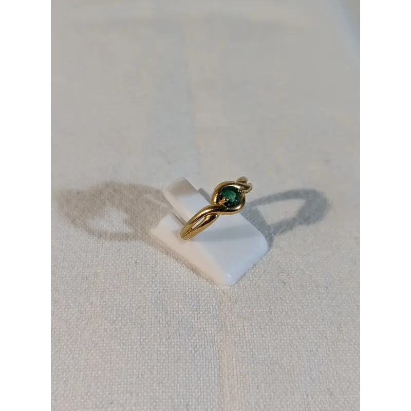 Bague Emeraude en or jaune