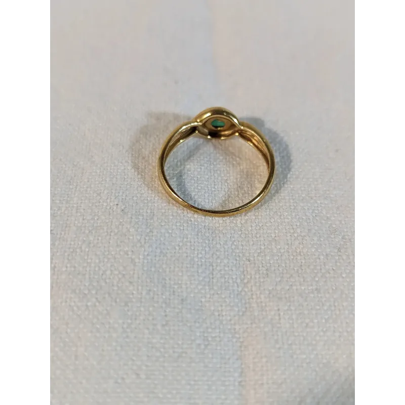 Bague Emeraude en or jaune
