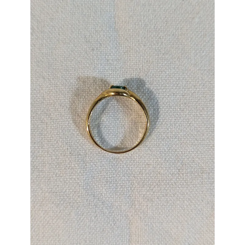 Bague Emeraude en or jaune
