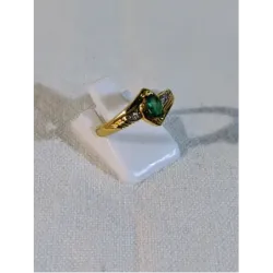 Bague Emeraude en or jaune