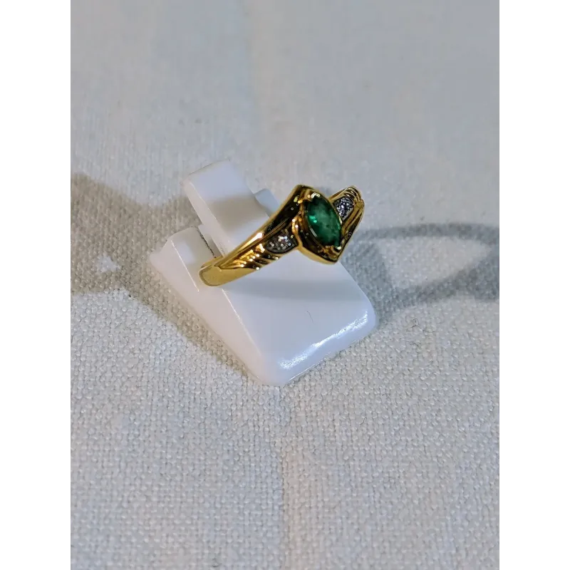 Bague Emeraude en or jaune