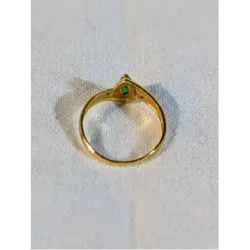 Bague Emeraude en or jaune
