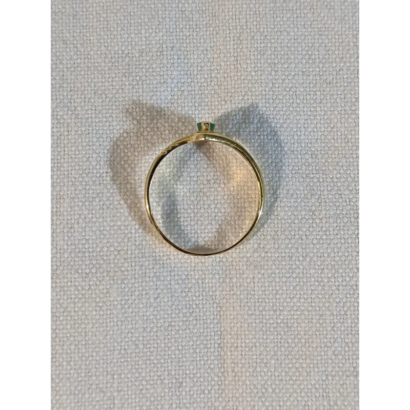 Bague Emeraude en or jaune